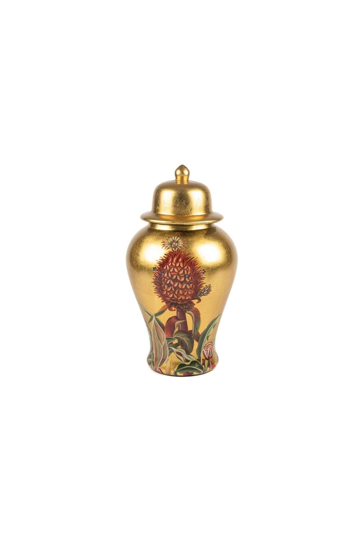 Mikasa Moor Gold Fiore Kapaklı Küp 20x36cm