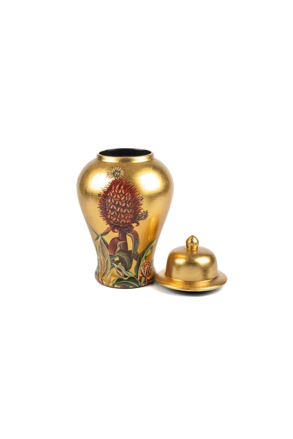 Mikasa Moor Gold Fiore Kapaklı Küp 20x36cm