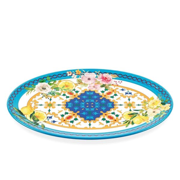 Guzzini Flower Lemon Oval Tabak 50 cm x 36 cm x 3 cm