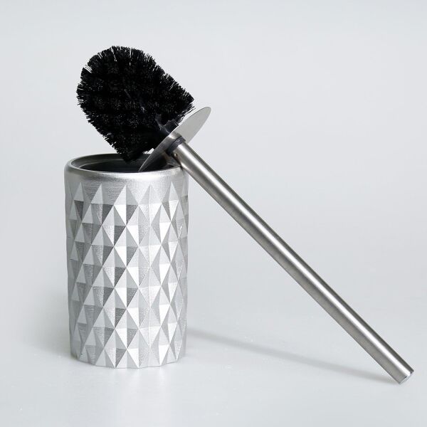 Selim Dekor Glowing Banyo Seti Gümüş