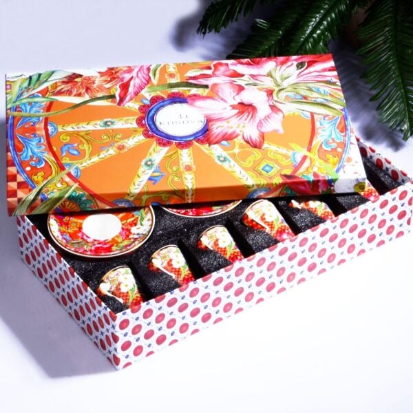 Kosova Porselen 6'lı Fincan Takımı İçe Geçmeli