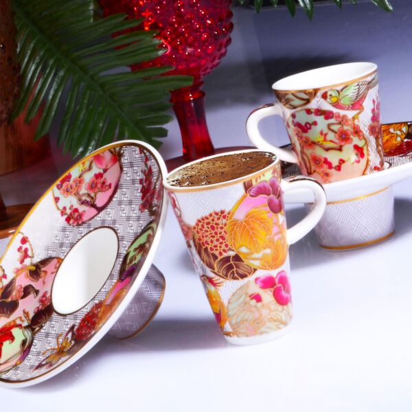 Kosova Porselen 6'lı Fincan Takımı İçe Geçmeli