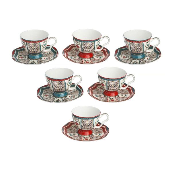 Lucky Art Liora Bone 6 lı Cay Fıncanı Setı