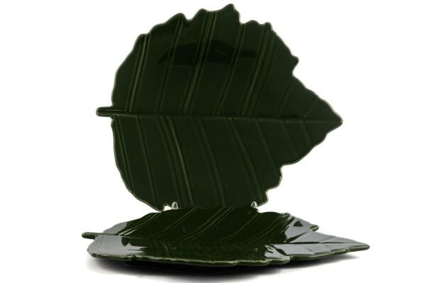 Mikasa Moor Leaf Yeşil 2 Li Tabak 28x25 Cm