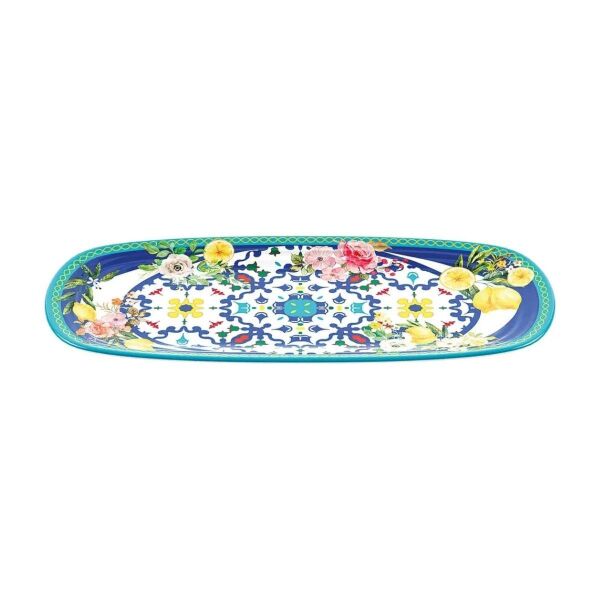 Guzzini Flower Lemon Kayık Tabak 39,5 cm x 21,5 cm x 2,5 cm