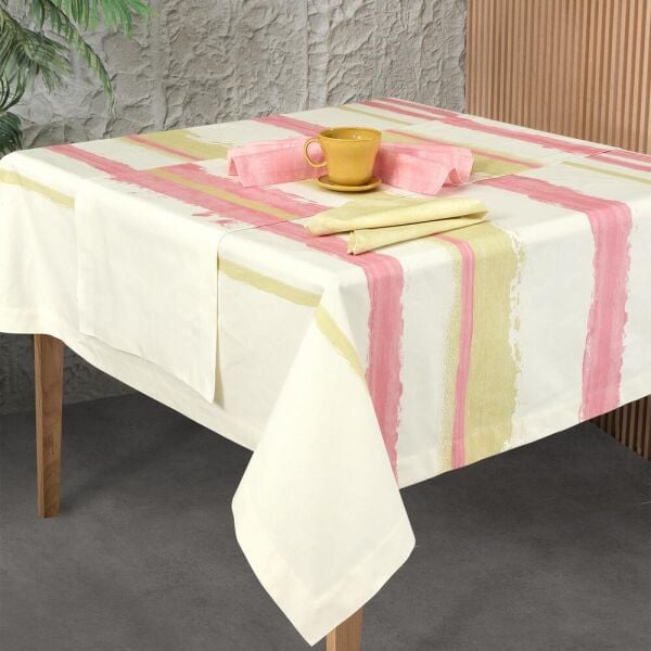 Sarev Mundo 160/240 Masa Örtüsü Pembe