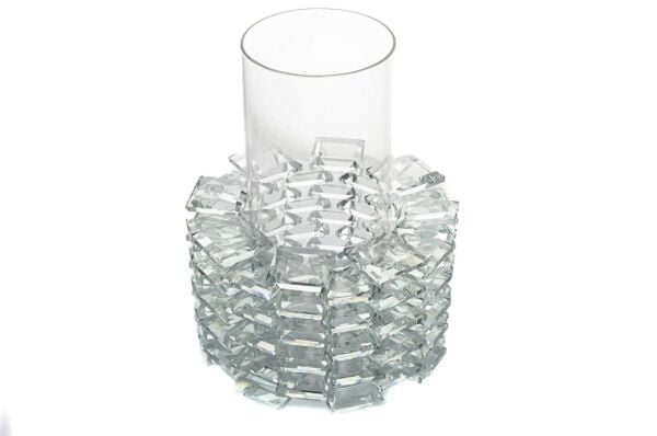 Mikasa Moor Glass Stone Cam Mumluk 20x20x26 cm