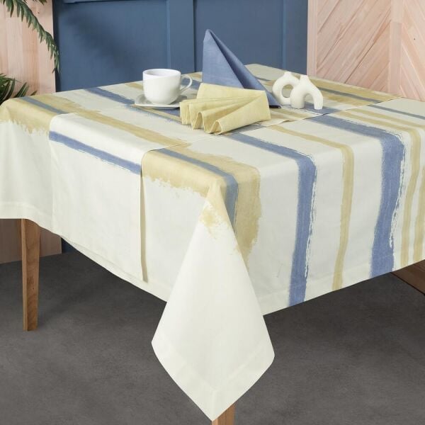 Sarev Mundo 160/240 Masa Örtüsü Mavi