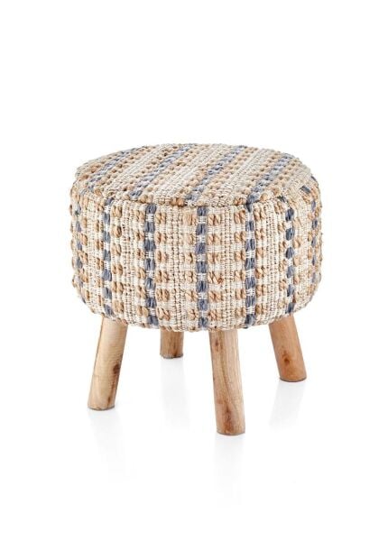 The Mia Jüt Puf 40x40x40 cm PUF0038