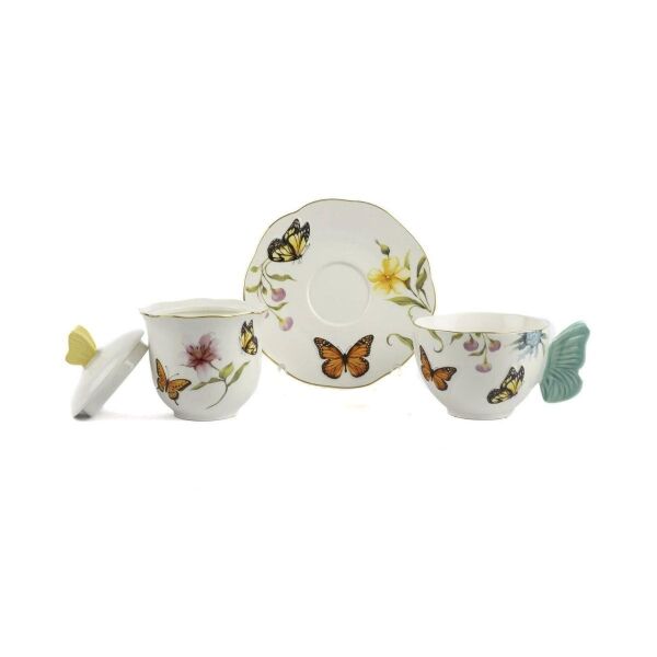 Mikasa Moor Mariposa Çay Fincanı Ve Şekerlik Seti 250 Cc