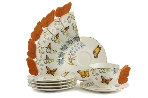 Mikasa Moor Mariposa 6 Lı Kahve Fincan Seti 120 Cc