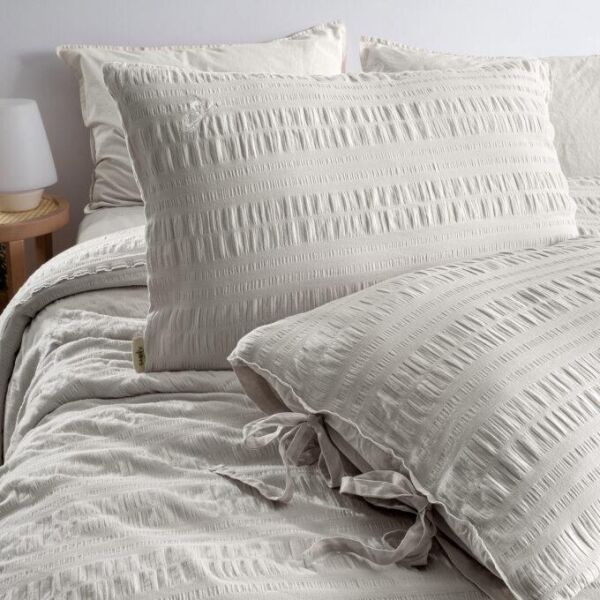 Sarev Mood Comfort Leon Nevresim Takımı Tek Kişilik 1 Yastık Bej