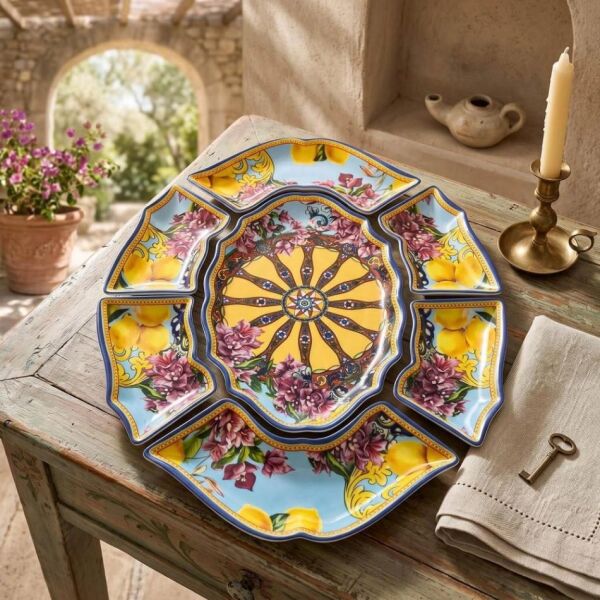 Lucky Art Solaıre Melamin 7 Parça Meze Seti