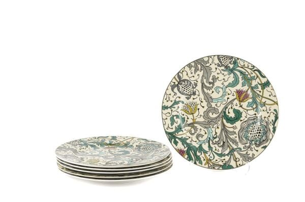 Mikasa Moor Turguoise 6lı Pasta Tabağı 20cm