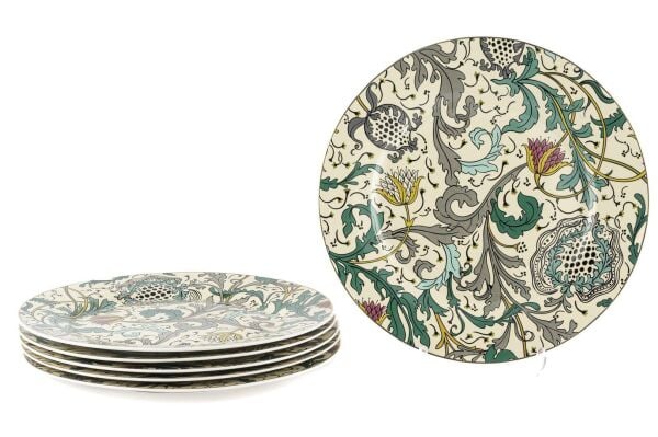 Mikasa Moor Turguoise 6lı Servis Tabağı 27cm