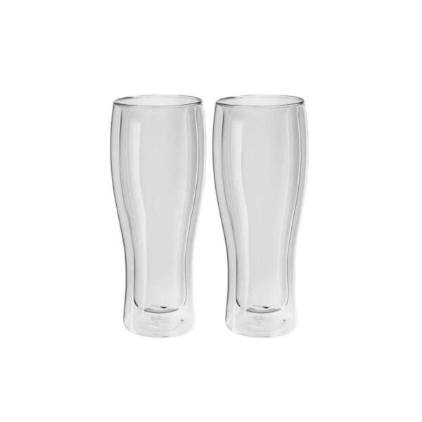 Zwilling 395002140 Çift Camlı 2'li Bira Bardağı seti