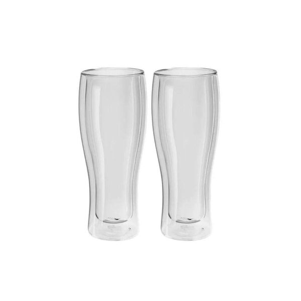 Zwilling 395002140 Çift Camlı 2'li Bira Bardağı seti