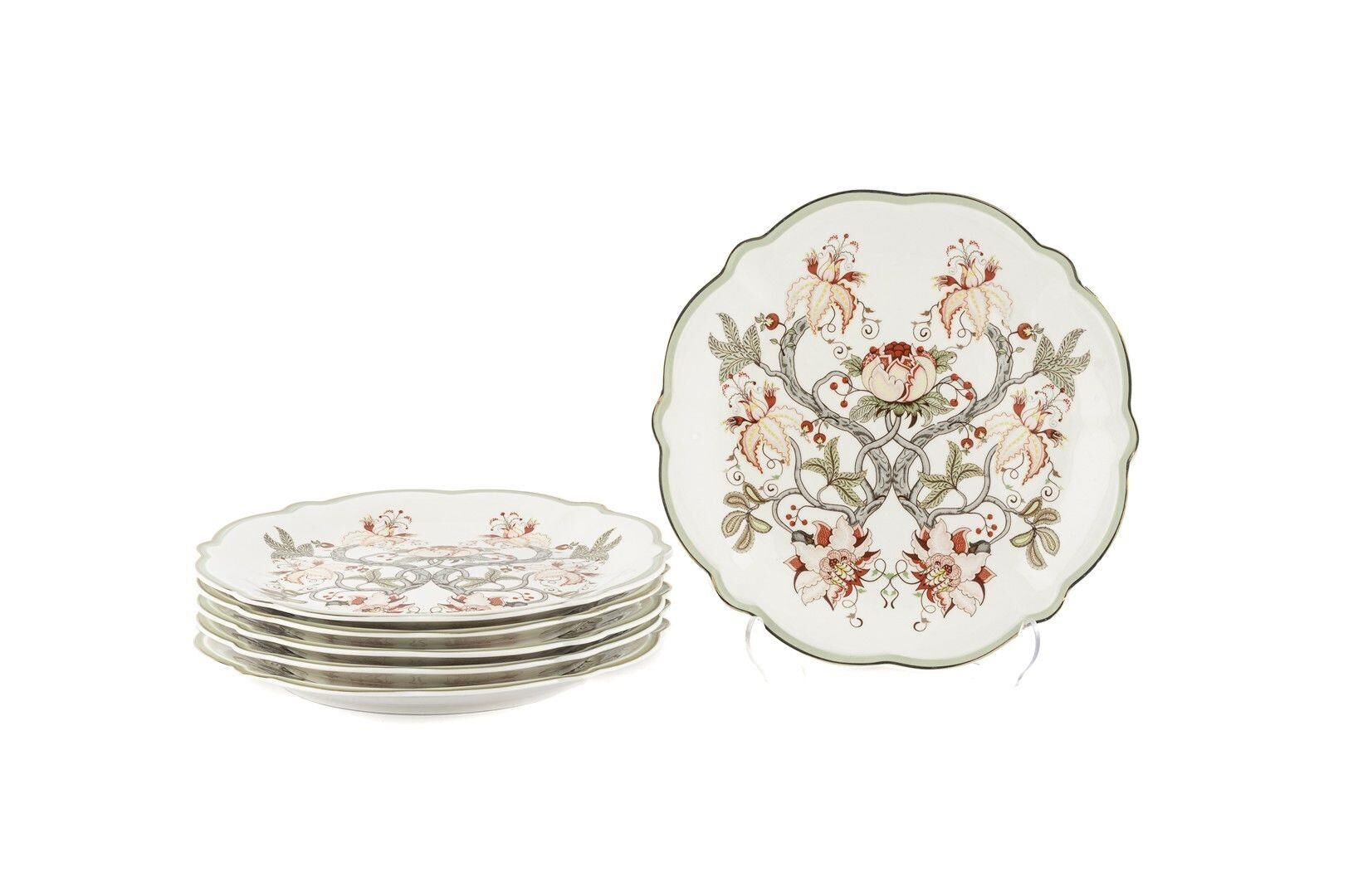Mikasa Moor Mystic Floral 6lı Pasta Tabağı 20cm