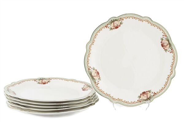 Mikasa Moor Mystic Floral 6lı Servis Tabağı 27cm