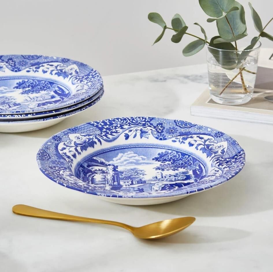 Spode Blue Italian 23 cm Çorba Tabağı
