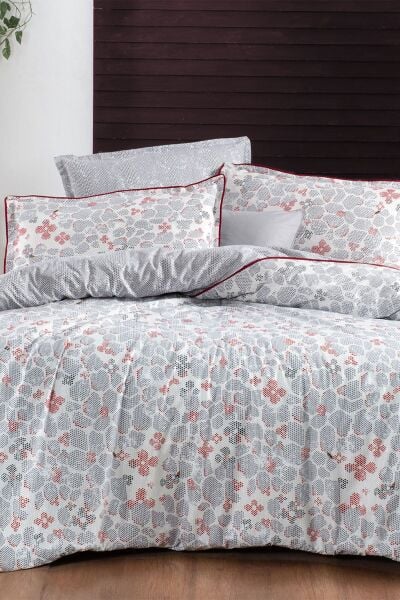 Sarev Karniyo Fancy Poplin Nevresim Takımı Tek Kişilik