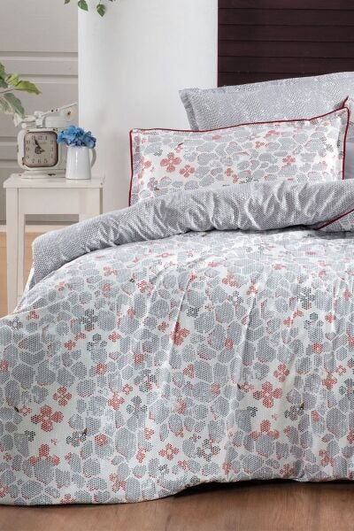 Sarev Karniyo Fancy Poplin Nevresim Takımı Tek Kişilik