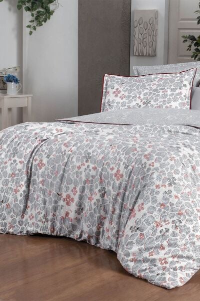 Sarev Karniyo Fancy Poplin Nevresim Takımı Tek Kişilik