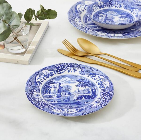 Spode Blue Italian 20 cm Pasta Tabağı
