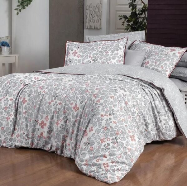 Sarev Karniyo Fancy Poplin Nevresim Takımı Çift Kişilik