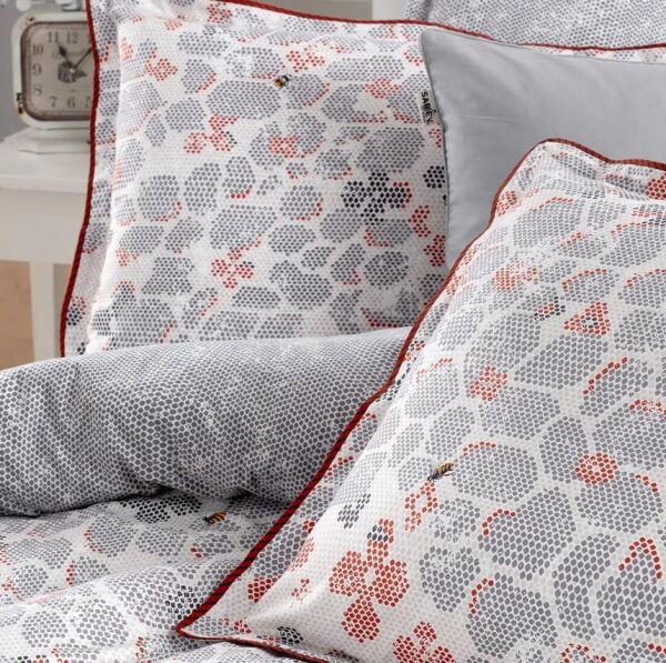 Sarev Karniyo Fancy Poplin Nevresim Takımı Çift Kişilik