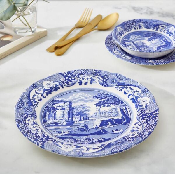 Spode Blue Italian 27 cm Yemek Tabağı