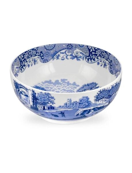 Spode Blue Italian Yuvarlak Salata Servis Kasesi 27cm