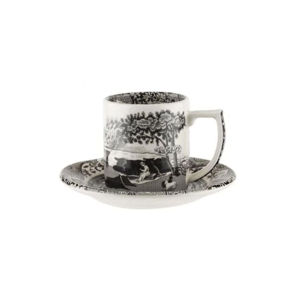 Spode Black Italian Espresso Fincanı