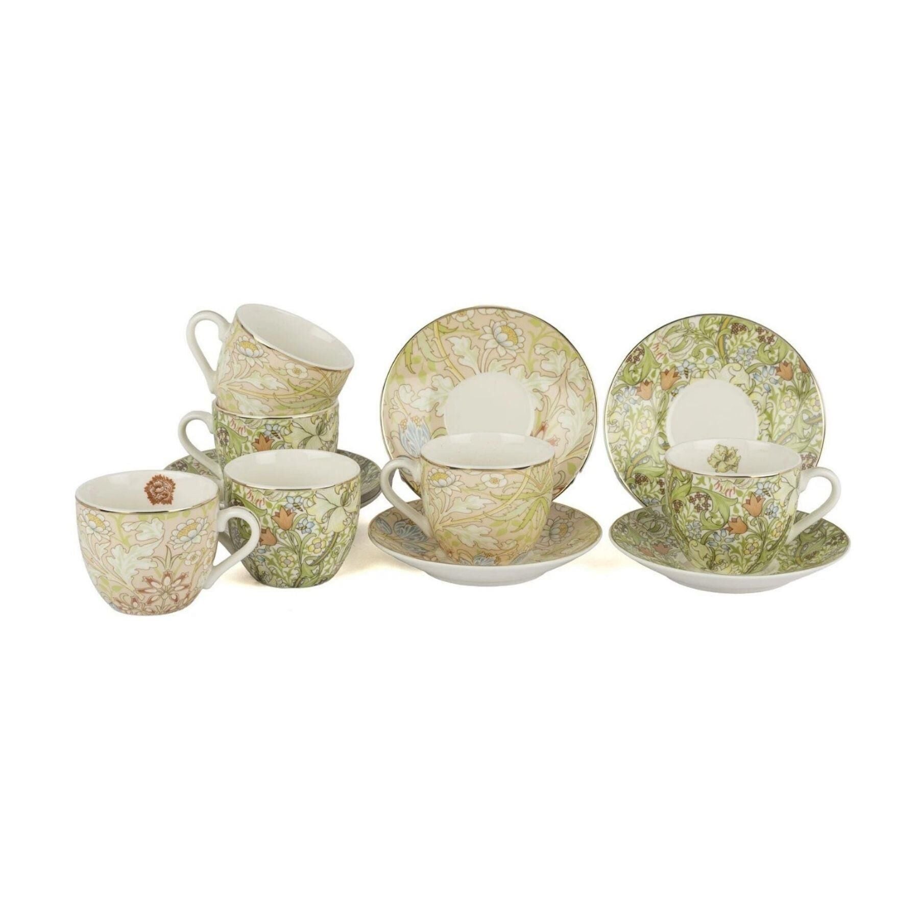 Mikasa Moor Lily Grace 6lıAsorti Kahve Fincan Seti 90cc