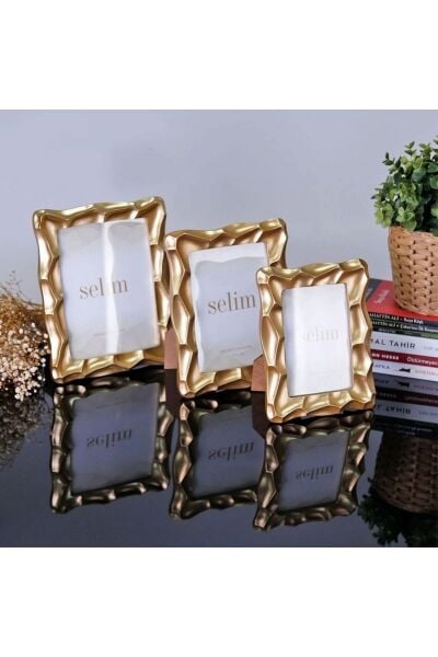 Selim Dekor Telles 15x20 Çerçeve Altın