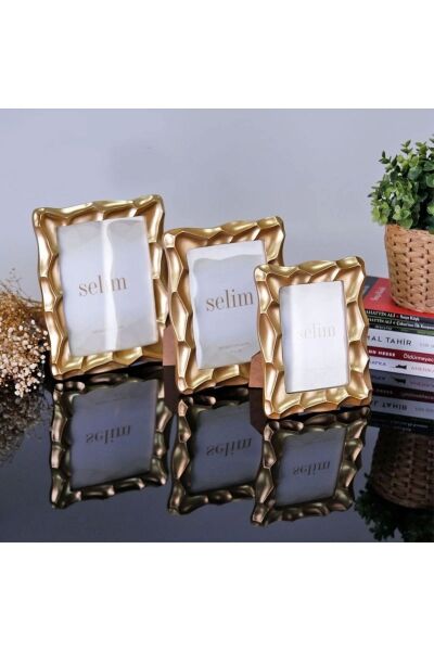 Selim Dekor Telles 15x20 Çerçeve Altın