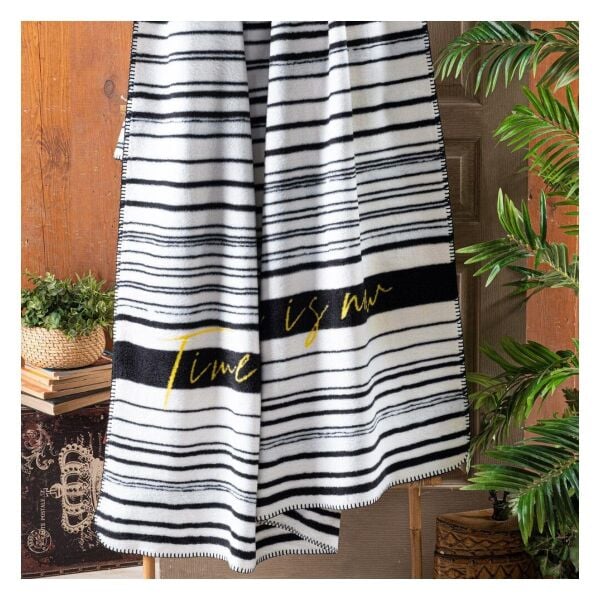 Sarev  Bazaar Otis Battaniye Tek Kişilik Siyah