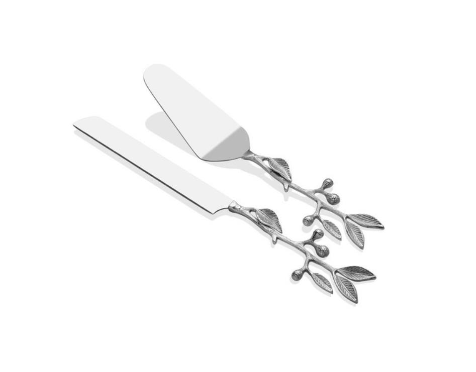 Lamedore Payne 2'li Kek Servis Seti Gümüş Renk