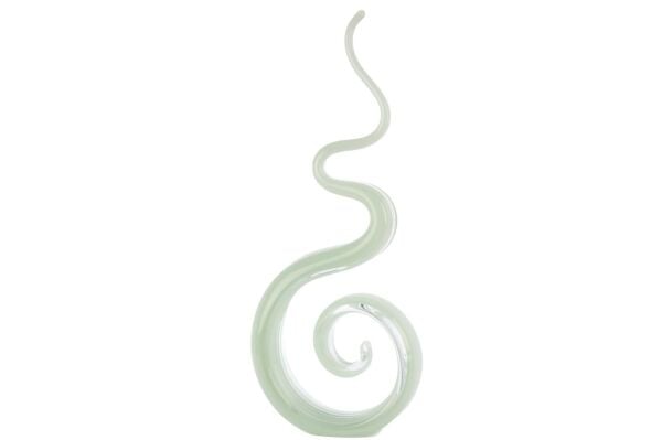 Mikasa Moor Yeşil Cam Kıvrımlı Dekoratif Obje 20x51cm