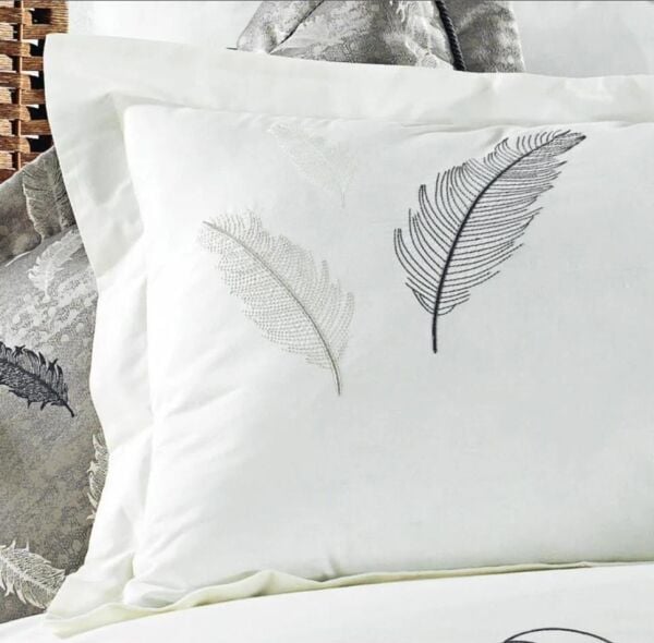 Nazik Home Linda Çeyiz Seti 11 Parça Gri Çift Kişilik