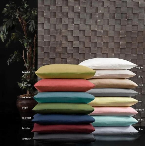 Sarev Fitted Çarşaf Ranforce Bordo Çift Kişilik