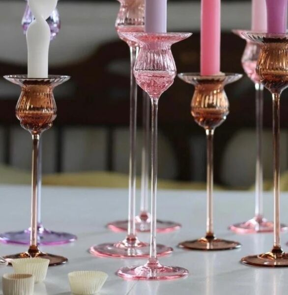 Herend 25 cm Mumluk Pembe