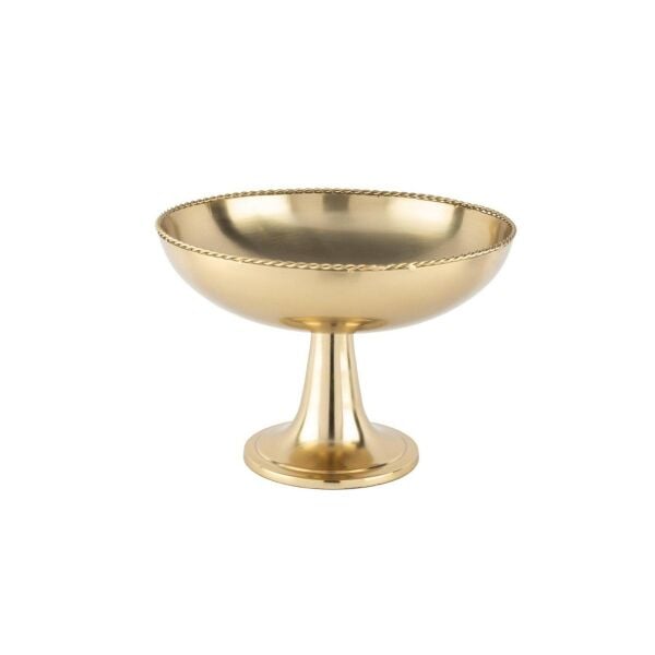 Mikasa Moor Gold Ayaklı Servis Kasesi 26x18cm