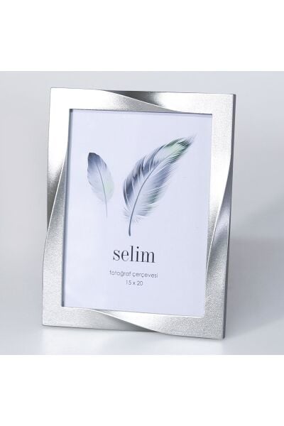 Selim Dekor Curved 15x20 Çerçeve Gümüş
