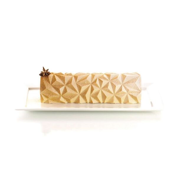 Silikomart Dıamond Buche-Set Silikon Elmas Desenli Yuvarlak