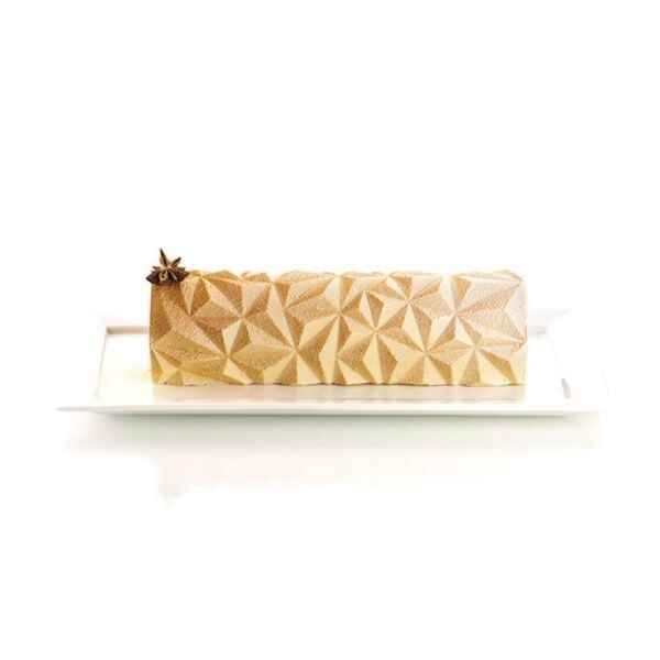 Silikomart Dıamond Buche-Set Silikon Elmas Desenli Yuvarlak