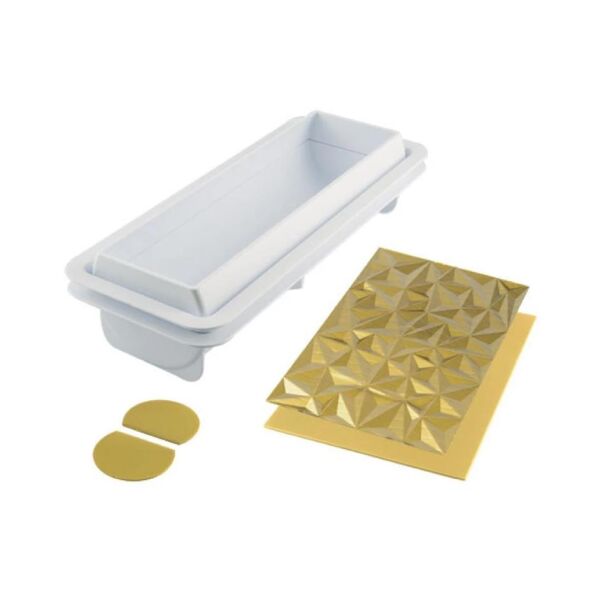 Silikomart Dıamond Buche-Set Silikon Elmas Desenli Yuvarlak