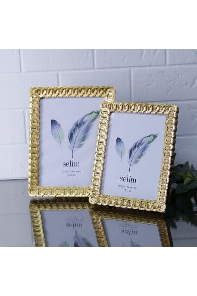 Selim Dekor Ring 13x18 Çerçeve Altın