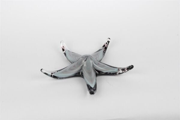 Mikasa Moor Siyah Gri Deniz Yıldızı Cam Dekoratif 19cm