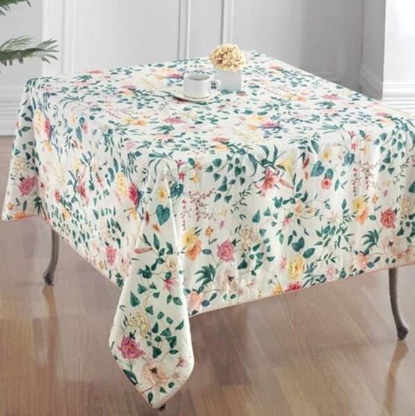 Sarev Jardin Masa Örtüsü Ekru 160X220